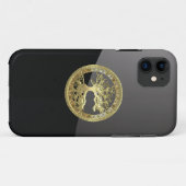 Coques Case-Mate iPhone [68] Golden Celtic Tree of Life (Dos (Horizontal))