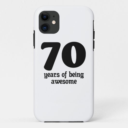 Coques Case-Mate iPhone 70 ans d'être génial (Dos)