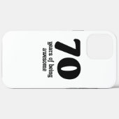 Coques Case-Mate iPhone 70 ans d'être génial (Verso (horizontal))
