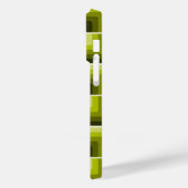 Coques Case-Mate iPhone 70s Rainbow Squares Monochrome Green (Verso / Gauche)