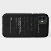 Coques Case-Mate iPhone 7 règles cardinales pendant la vie (Dos (Horizontal))