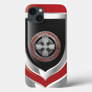 Case-Mate iPhone Case [800] Ancienne Croix du noeud d'argent sacré celti