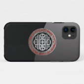 Coques Case-Mate iPhone [800] Croix du noeud d'argent celtique sacré (Dos (Horizontal))