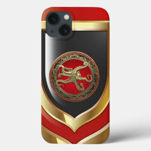 Case-Mate iPhone Case [800] Octopus d'or sacré en posture défensive