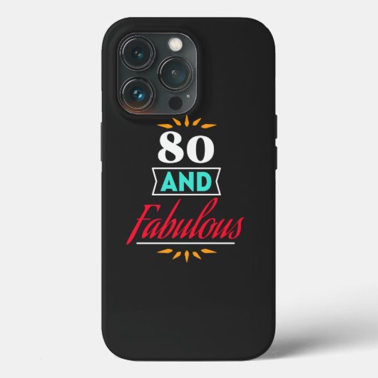 Coques Case-Mate iPhone 80 ans et dire fabuleux (Verso)