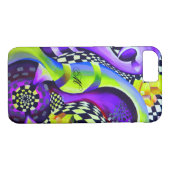 Coques Case-Mate iPhone 80 s Art Deco Geometric Pattern (Dos (Horizontal))