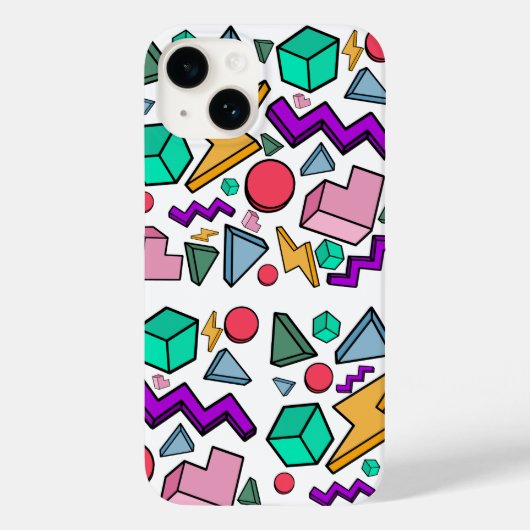 Coques Case-Mate iPhone 80s esthétique Vintage rétro (Verso)