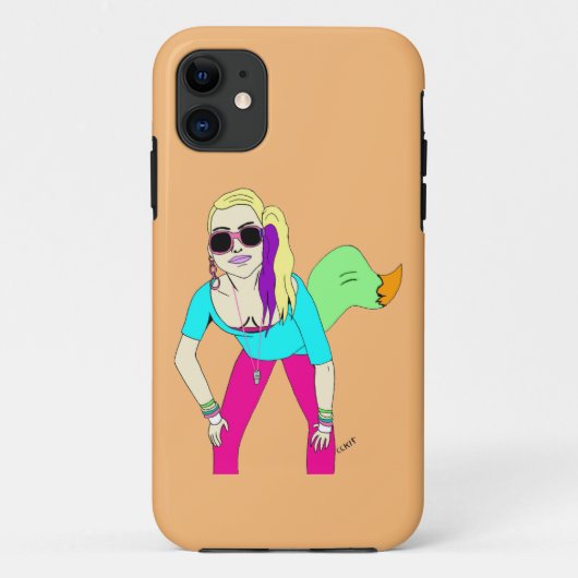 Coques Case-Mate iPhone 80s foxy fille (Dos)