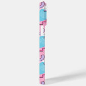 Coques Case-Mate iPhone 80's Memphis Active Pink Light Blue (Verso / Droite)