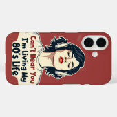 Coques Case-Mate iPhone 80s Rétro Nostalgic Music Lover Throwback Design (Verso (horizontal))