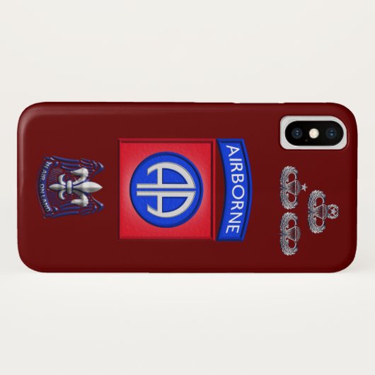 Coques Case-Mate iPhone 82e division aéroportée "All Way" (Dos (Horizontal))