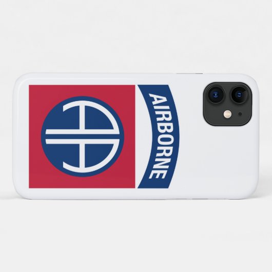 Coques Case-Mate iPhone 82e division aéroportée Insignia (Dos (Horizontal))