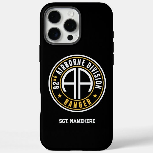 Coques Case-Mate iPhone 82e division aéroportée "Ranger" Statut Personnali (Verso)