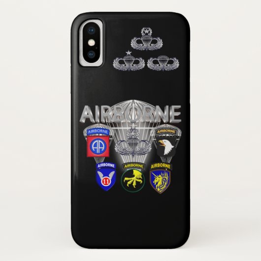 Coques Case-Mate iPhone 82e division aéroportée "Tout le chemin" (Dos)