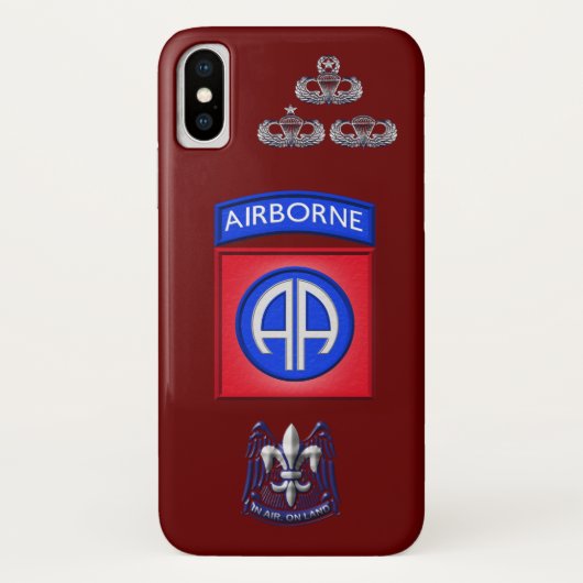 Coques Case-Mate iPhone 82ème Division aéroportée « All The Way » (Dos)