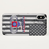 Coques Case-Mate iPhone 82ème division aéroportée «Jusqu'au bout» (Dos (Horizontal))