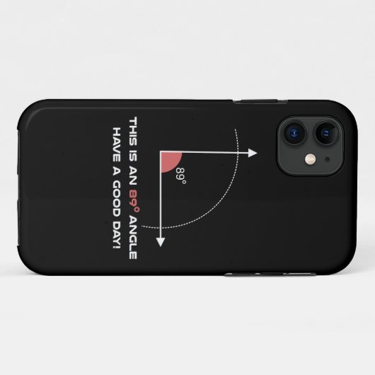 Coques Case-Mate iPhone 89 degrés angle drôle mathématique science perfect (Dos (Horizontal))