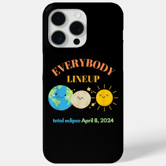 Coques Case-Mate iPhone 8 avril 2024 Funny Earth Moon Sun Cute (Verso)