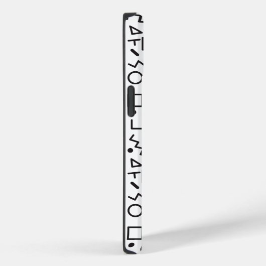 Coques Case-Mate iPhone 90's Black & White Shapes Motif (Verso / Droite)