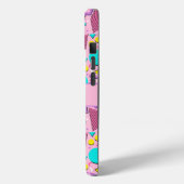 Coques Case-Mate iPhone 90s Kid rose Retro géométrique Personnalisé (Verso / Gauche)