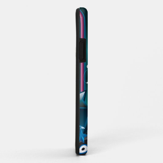 Coques Case-Mate iPhone 9c Abstrait (Dos/Droite)