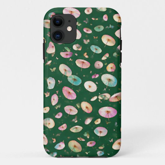 Coques Case-Mate iPhone A 1000 Parasols Forest Green (Dos)