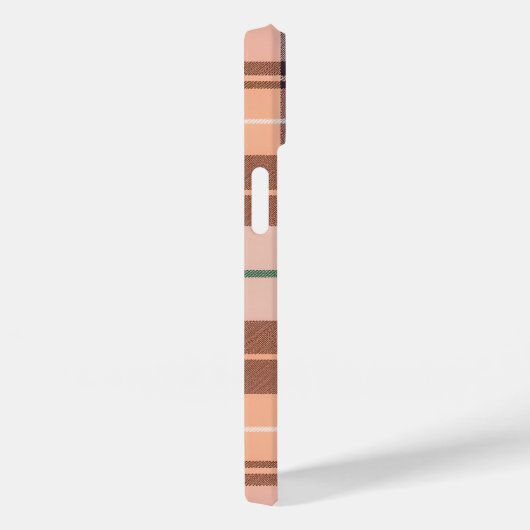 Coques Case-Mate iPhone à damiers Brown (Verso / Droite)