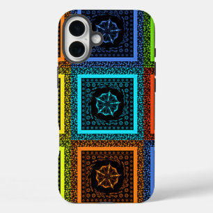 Coques iPhone 16 Plus À damiers d'Afrique Imprimer