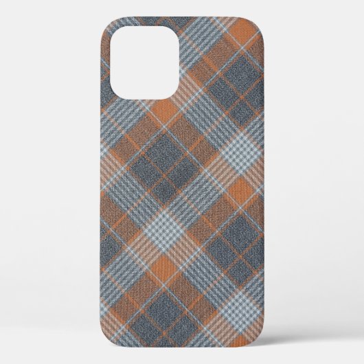 Coques Case-Mate iPhone à damiers matière tartan motif texture textile (Verso)