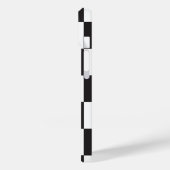 Coques Case-Mate iPhone à damiers Mod Motif noir et blanc (Verso / Gauche)