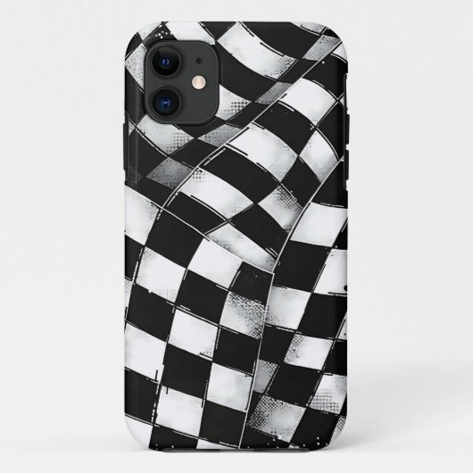 Coques Case-Mate iPhone À damiers Motif détendu (Dos)