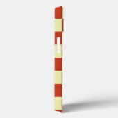 Coques Case-Mate iPhone À damiers rouge et crème (Verso / Droite)