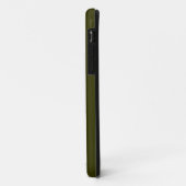 Coques Case-Mate iPhone à damiers vert camouflé (Dos/Gauche)