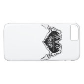Coques Case-Mate iPhone À la mort - Squelette Coeur main (Dos (Horizontal))