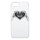 Coques Case-Mate iPhone À la mort - Squelette Coeur main (Dos)