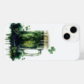Coques Case-Mate iPhone À la Saint-Patrick ! Illustration de bière (Verso (horizontal))