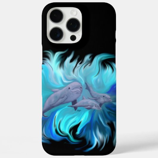 Coques Case-Mate iPhone À l'école Dolphin (Verso)