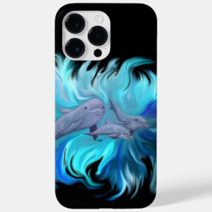 Coque Pour Pour iPhone 14 Pro Max À l'école Dolphin