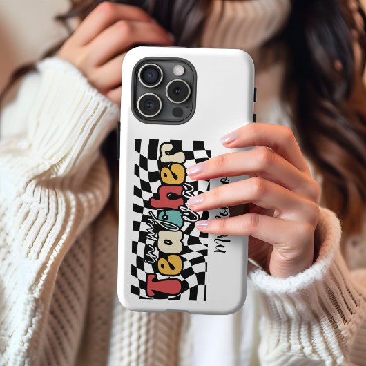 Coques Case-Mate iPhone À l'ère de mon professeur rétro enseignant 