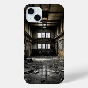 Coque iPhone 15 Mini À l'intérieur d'une gare abandonnée 