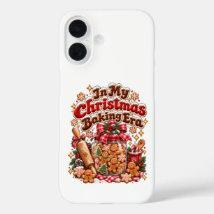 Coques iPhone 16 À mon ère de pâtisserie de Noël Rétro Pain d'épice