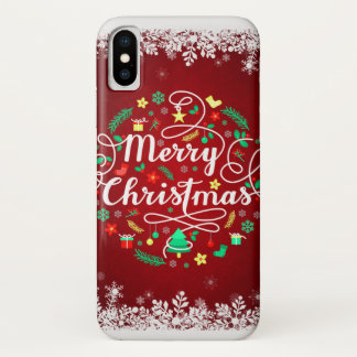 Case-Mate iPhone Case À peine là cas de Noël de l'iPhone X