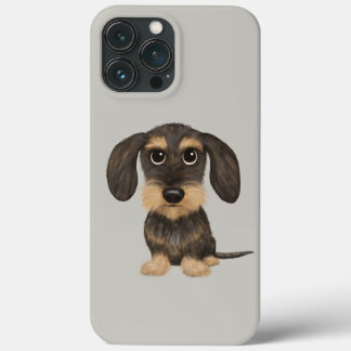 Case-Mate iPhone Case À poils durs Dachshund | Teckel de chien de carica