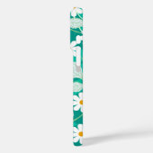 Coques Case-Mate iPhone A seamless floral pattern features white daisies (Verso / Gauche)