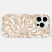 Coques Case-Mate iPhone A seamless pattern featuring stylized leaves (Verso (horizontal))