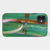 Coques Case-Mate iPhone A teal Eyed Dragonfly with cattails (Dos (Horizontal))