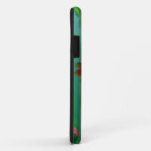 Coques Case-Mate iPhone A teal Eyed Dragonfly with cattails (Dos/Droite)