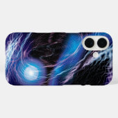 Coques Case-Mate iPhone À travers le trou de ver (Verso (horizontal))