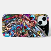 Coques Case-Mate iPhone À travers les ailes d'un papillon (Verso (horizontal))