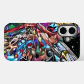 Coques Case-Mate iPhone À travers les ailes d'un papillon (Verso (horizontal))